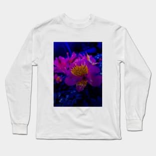 Fluorescent Flower Long Sleeve T-Shirt